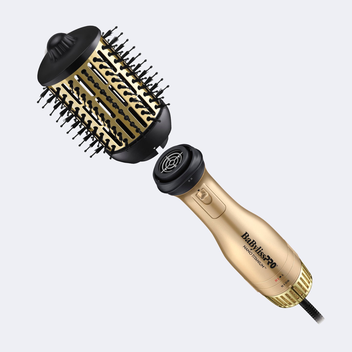 BabylissPro Nano Titanium Hot air brushes and Dryer 2.75" Metalix