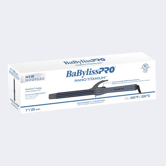 Babyliss Pro Nano Titanium 1" Precisiongrip Curling Iron