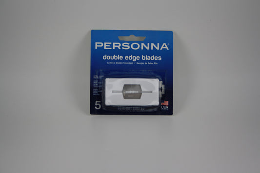 Personna blade two edges 5/pkg.