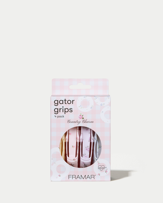 Framar Gator Clip Country Charm 4/pk