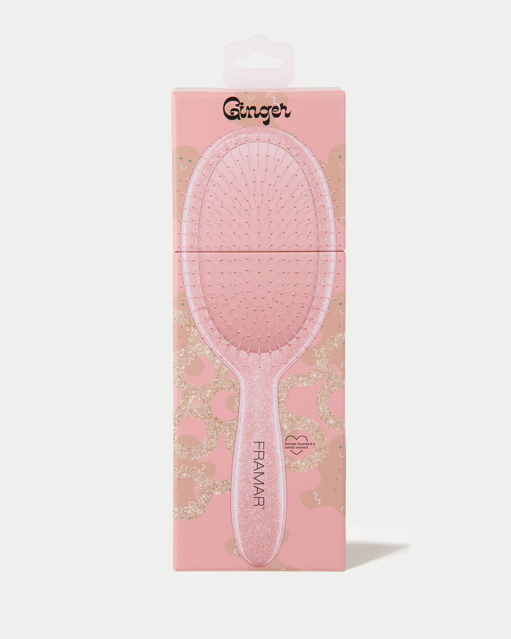 Brosse Framar Démêlante "Cookie Cutter Ginger"