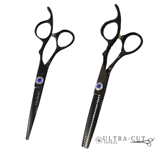 Tribal Scissor Blues Noir Cutting/Thinning 5.5'' Right Handed Kit