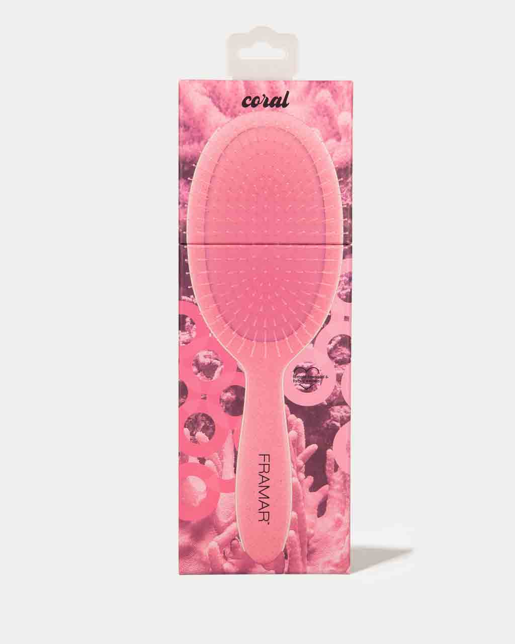 Detangling Framar Brush Beacation Coral