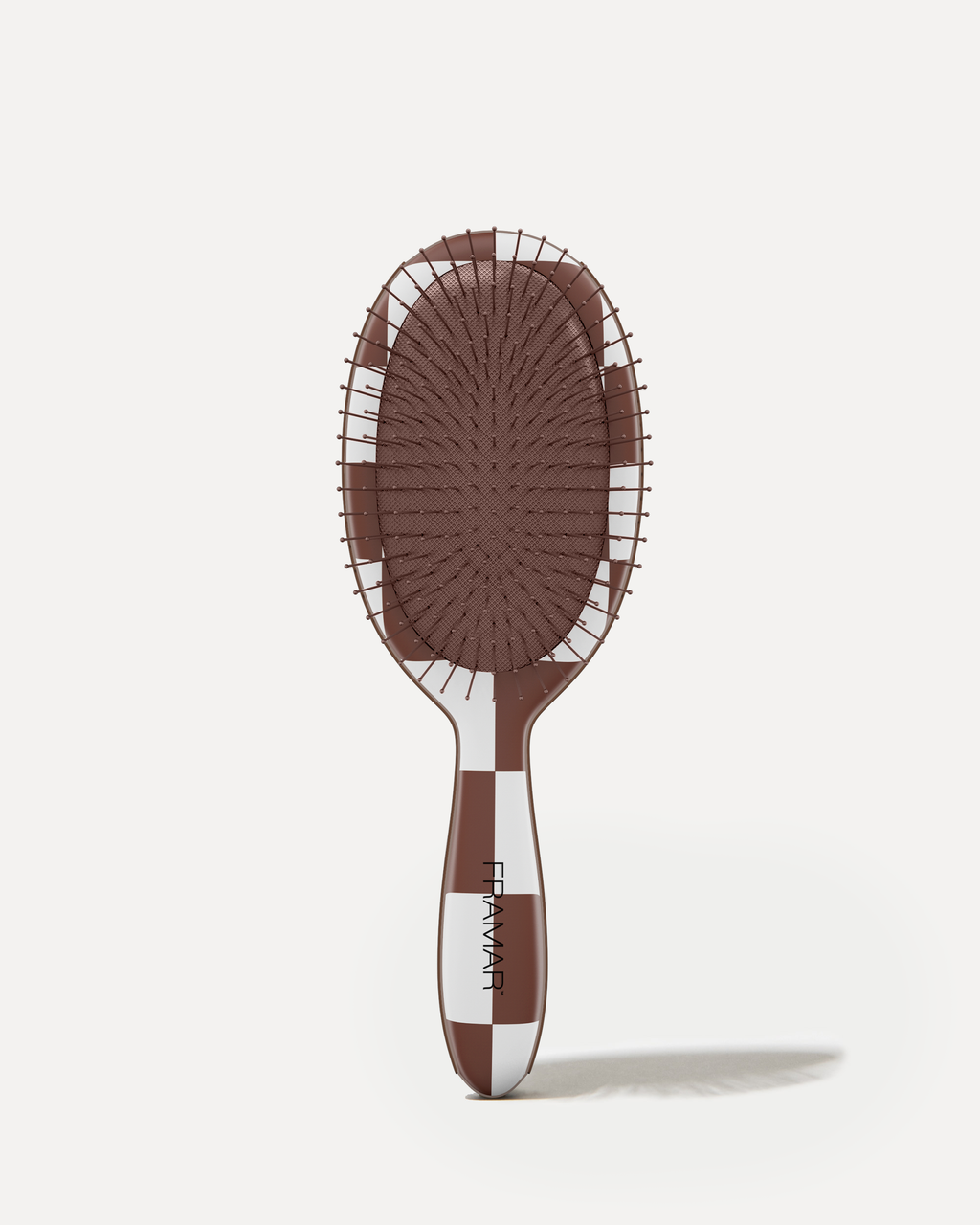 Framar Detangle Brush Checked Chocolate