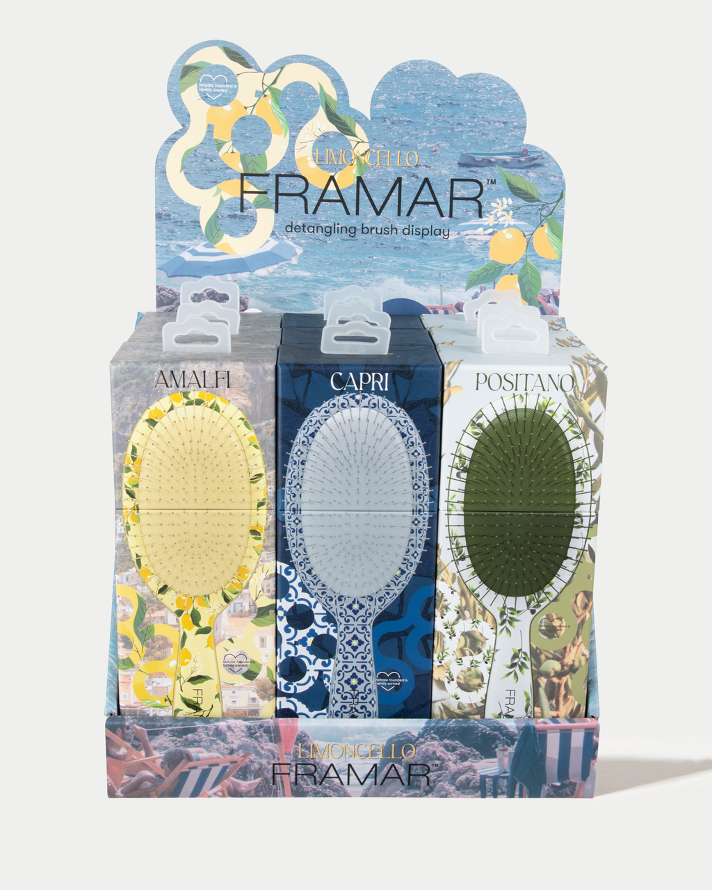 Framar Limoncello Detangle Brushes Opener