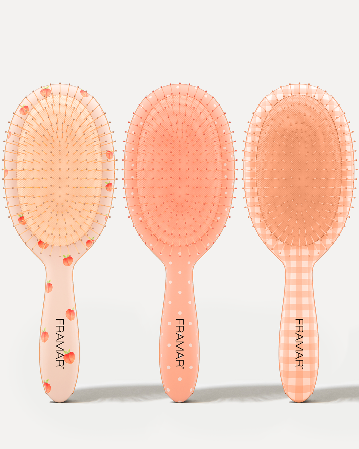 Intro Brosse Framar Démêlante "Peach Please" 9pcs