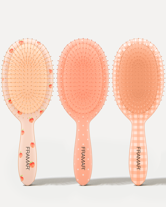 Intro Brosse Framar Démêlante "Peach Please" 9pcs