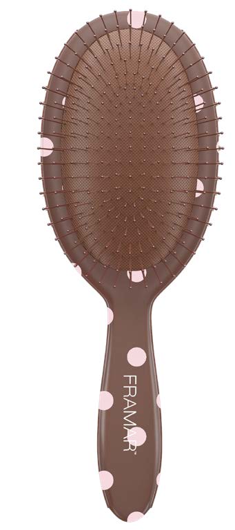 Brosse Framar Démêlante à pois chocolat