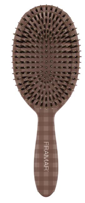 Framar Polish Brush Chocolate Gingham