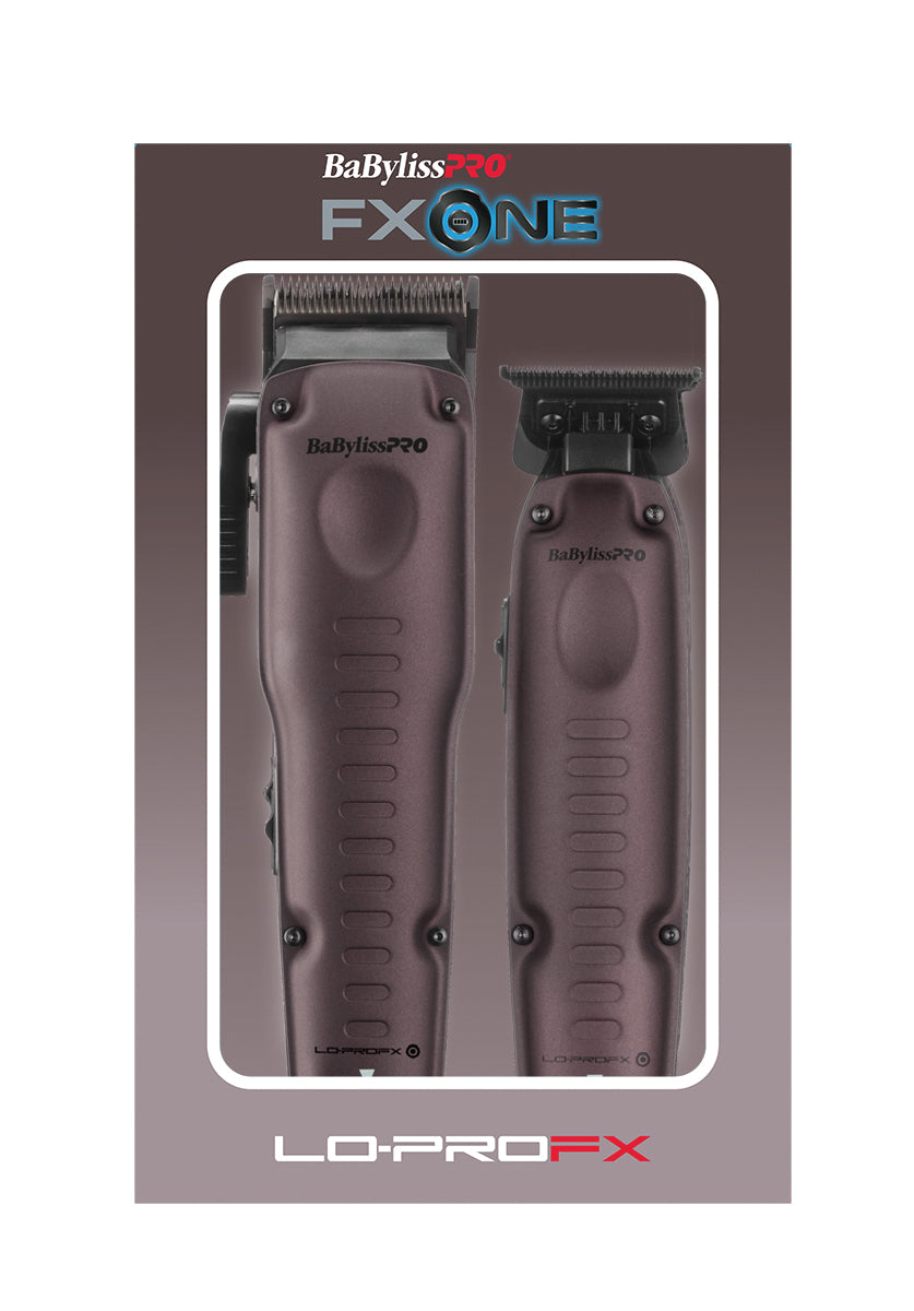 BabylissPro LO-PROFX Clipper/Trimmer black/purple Duo