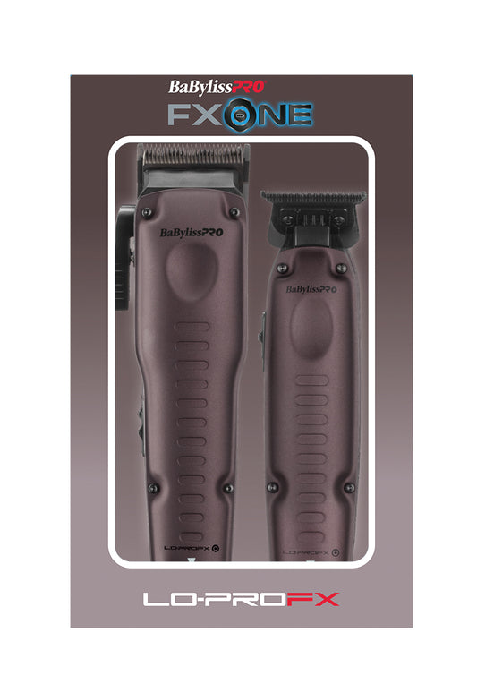BabylissPro LO-PROFX Clipper/Trimmer black/purple Duo