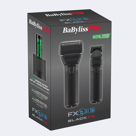 Duo BabylissPro FxOne BlackFx Finition et rasoir double lame