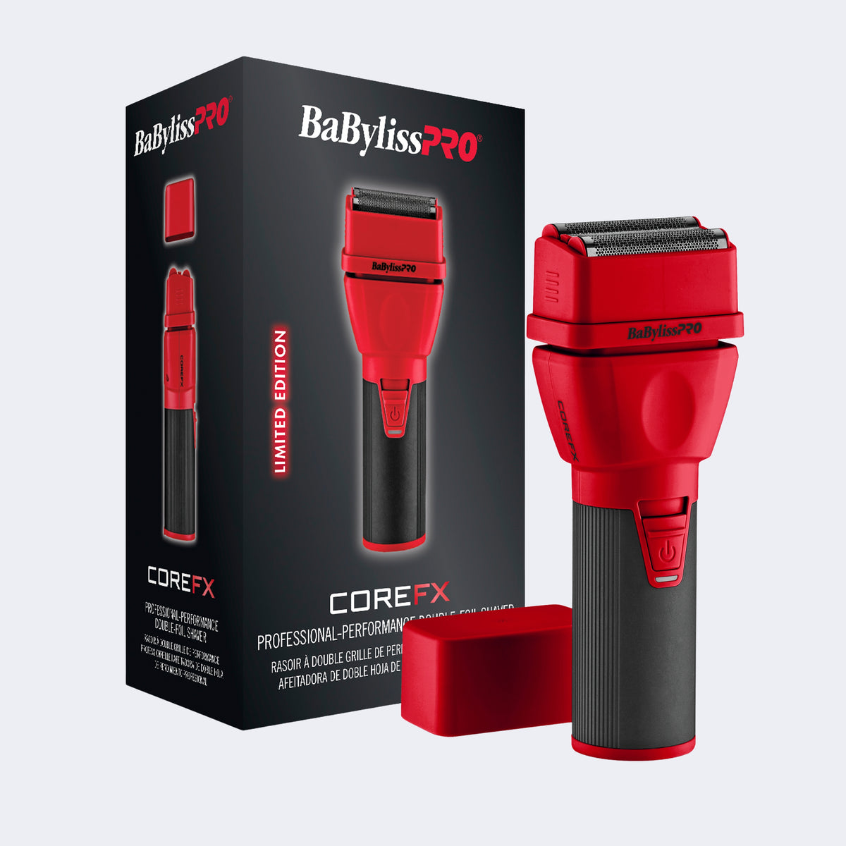 Rasoir Babyliss Pro Double lame CoreFX Série Limitée Rouge