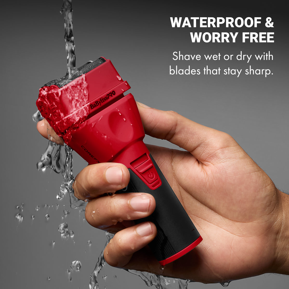 Rasoir Babyliss Pro Double lame CoreFX Série Limitée Rouge