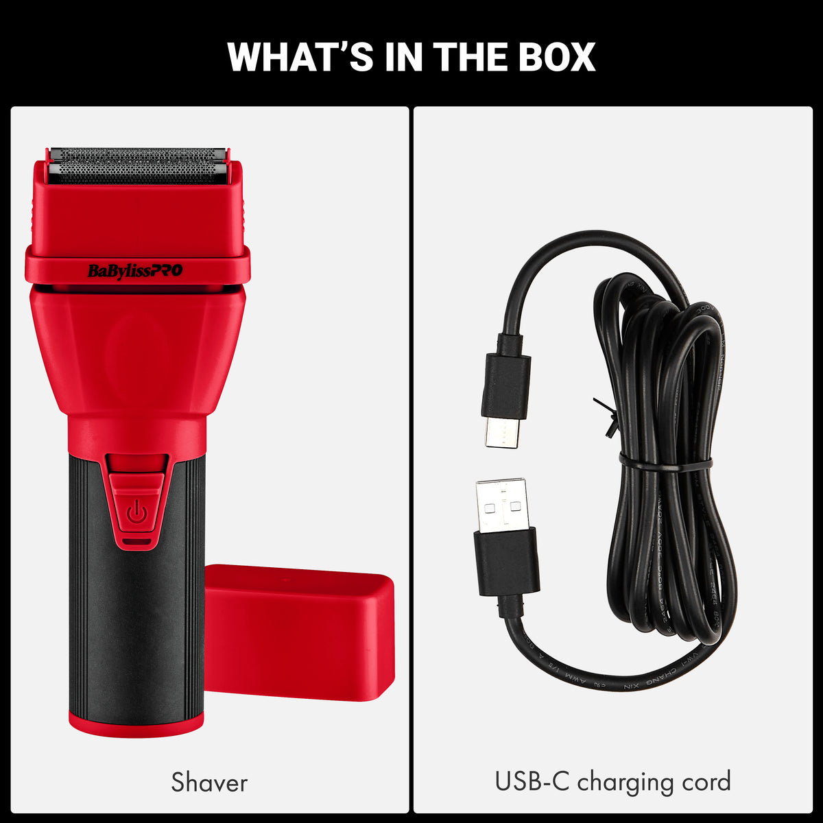 Rasoir Babyliss Pro Double lame CoreFX Série Limitée Rouge