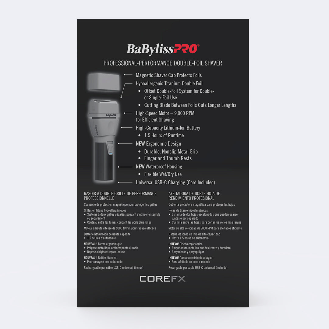 Babyliss Pro Double-foil Shaver CoreFX