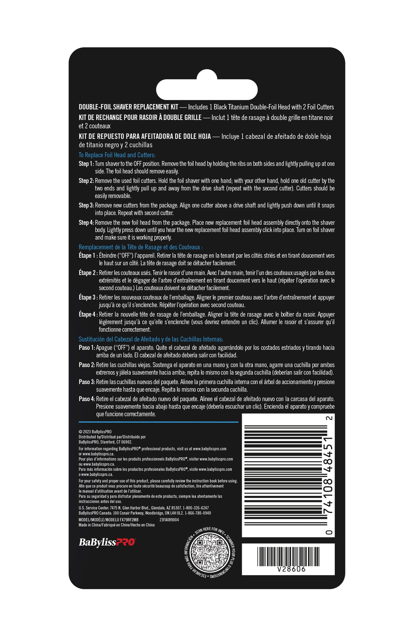 Babyliss Pro Grill/Blade For FX79FS