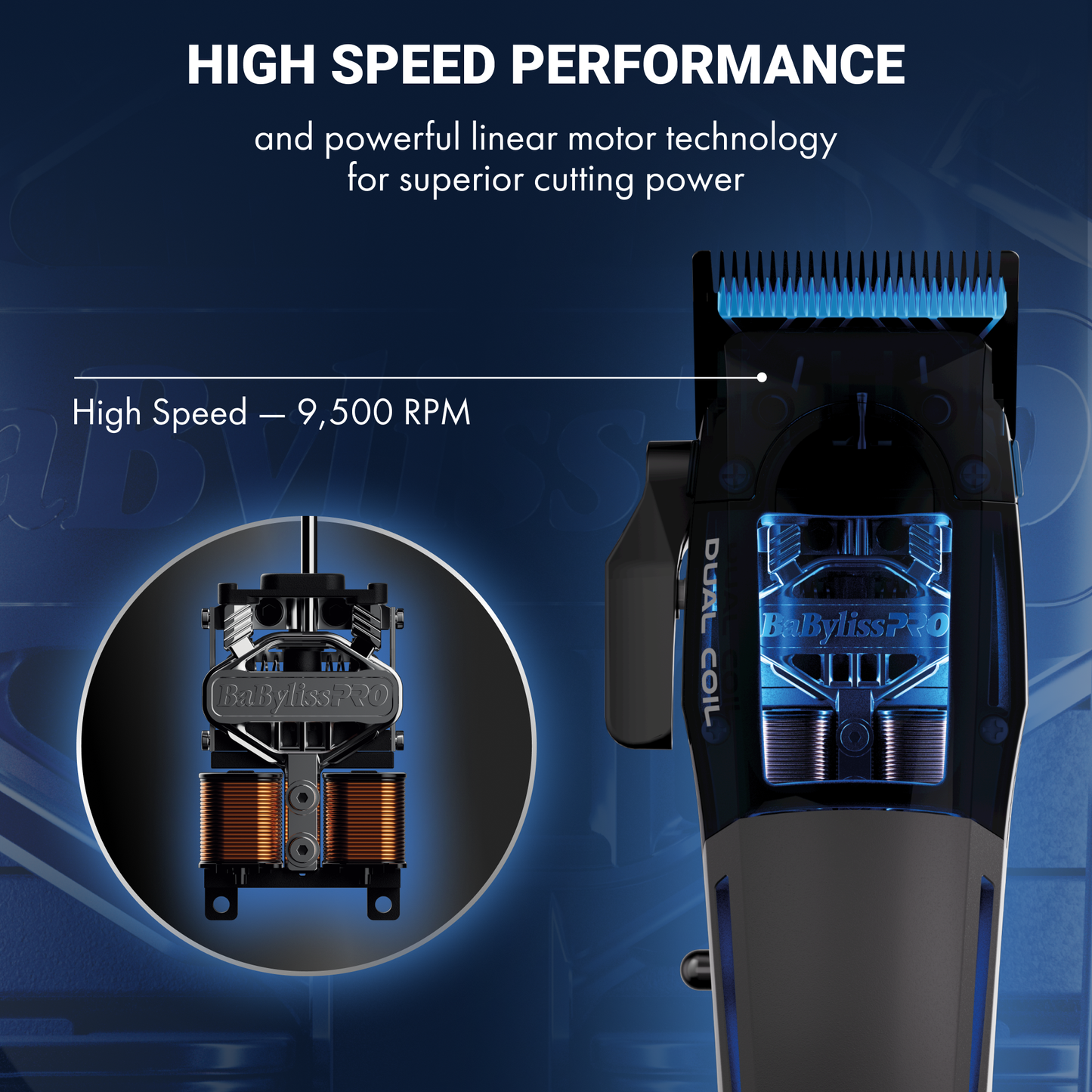 Tondeuse Babyliss Pro Dual-Coil Haute Performance