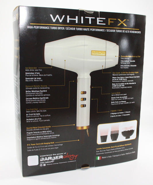 Séchoir BabylissPro Barberology WhiteFx