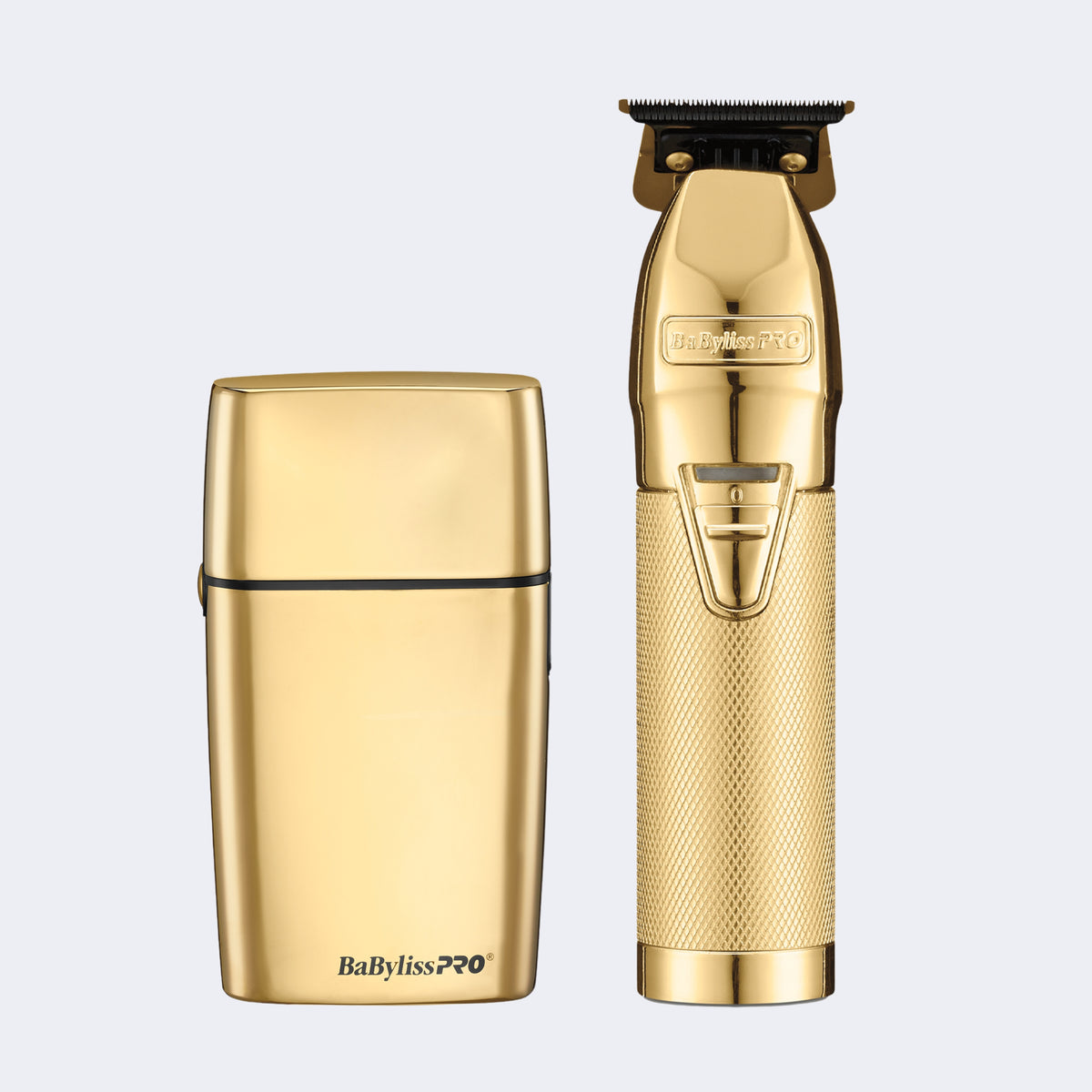 Duo Babyliss Pro Gold FX Tondeuse de finition et rasoir double lame
