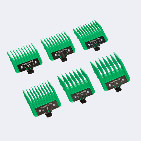 Babyliss Pro Precision Clipper Guards (Green)