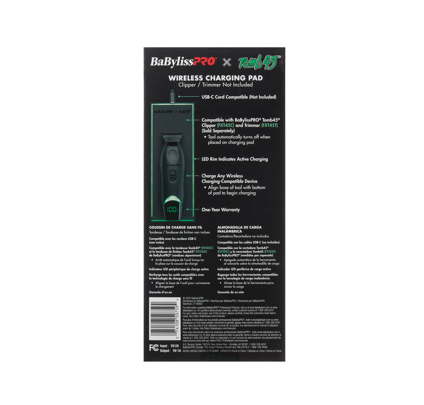 Babyliss Pro Wireless-charging Pad for TOMB45