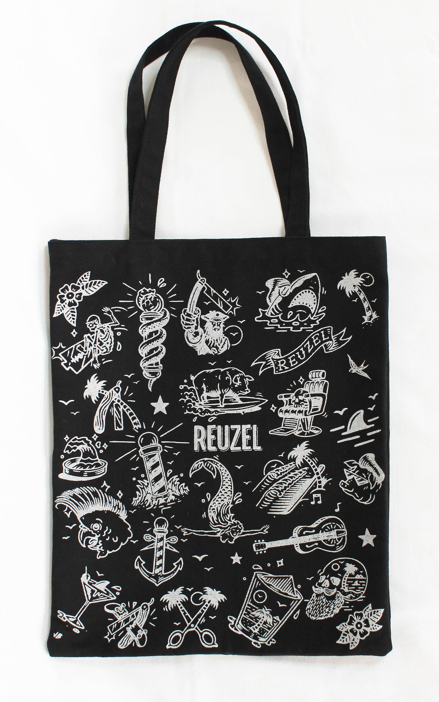 REUZEL Black Canvas Bags