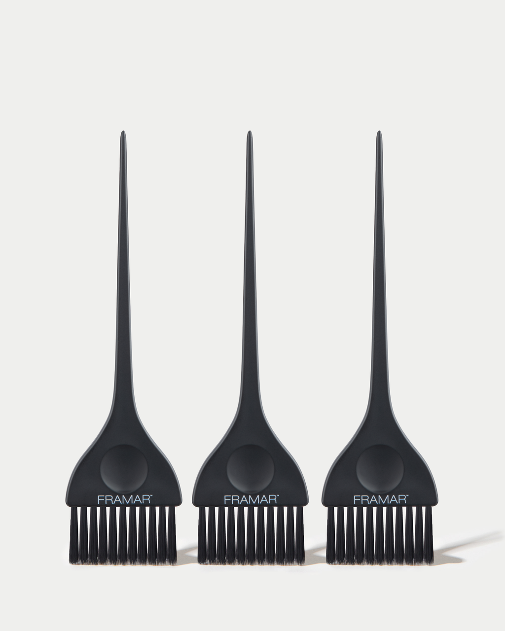 Framar Classic Brush Matte Black 3/pk