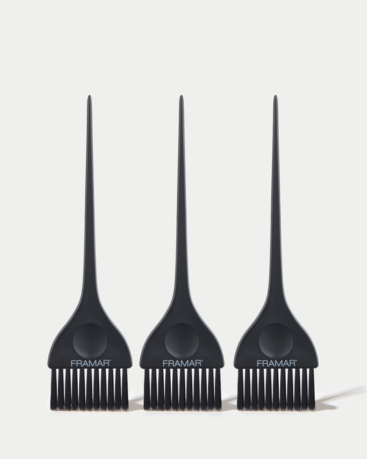 Framar Classic Brush Matte Black 3/pk