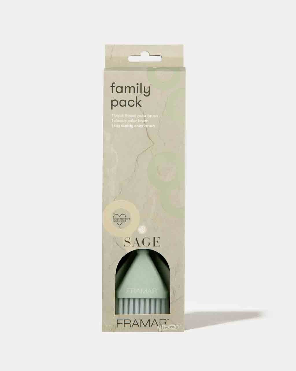 Framar Sage 3/pk Familly Brush