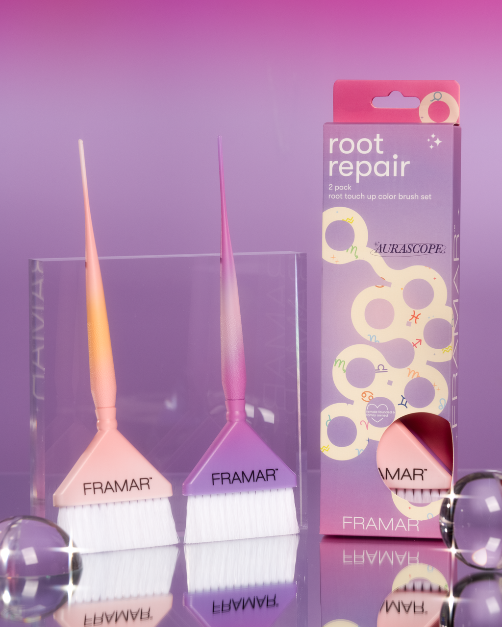Framar Root Repair Color Brushes Aurascope
