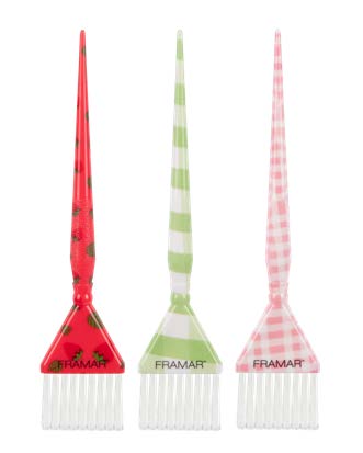 Framar Triple Threat Shortcake Brush 3/box