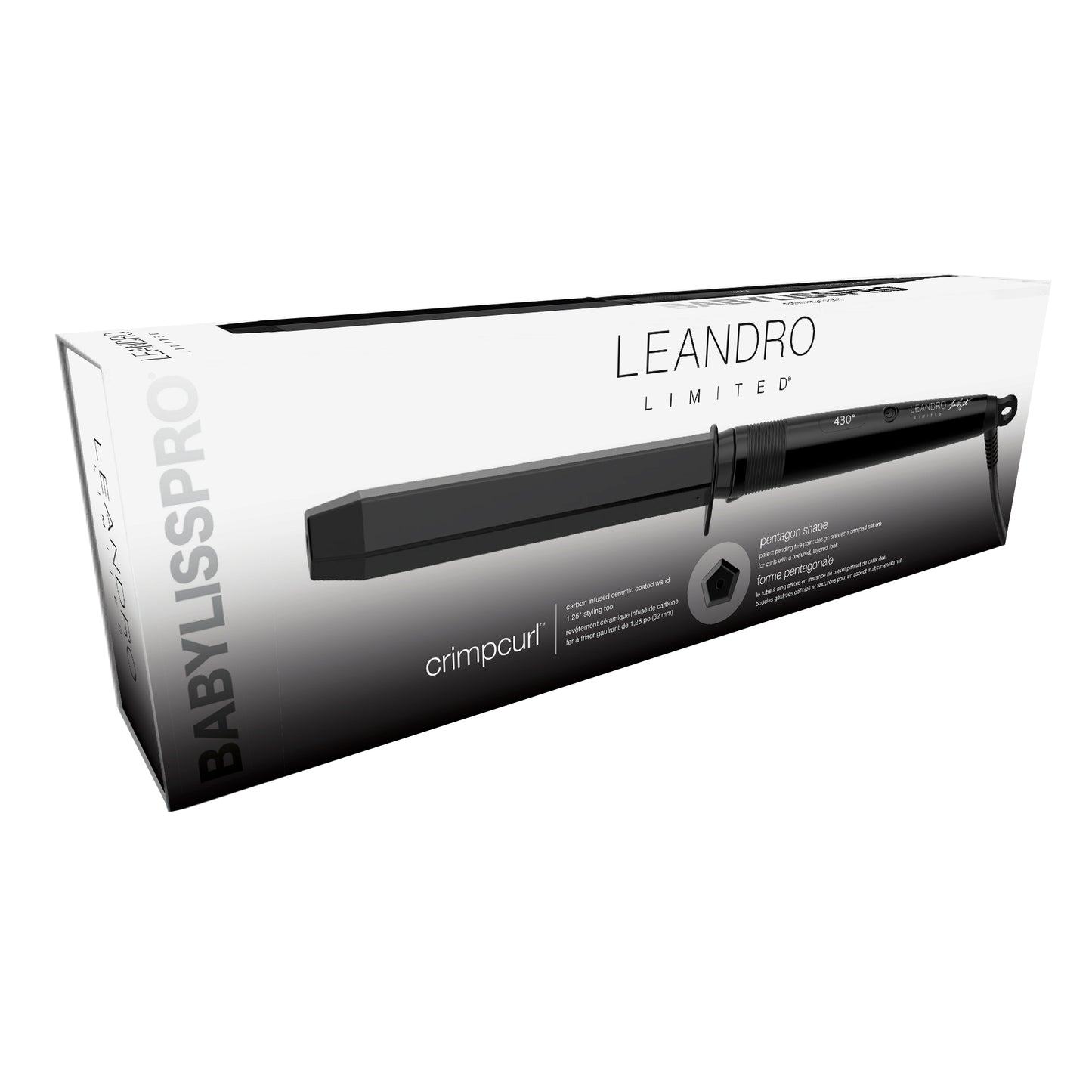 Leandro Limited Clampless Curling Iron 1.25"