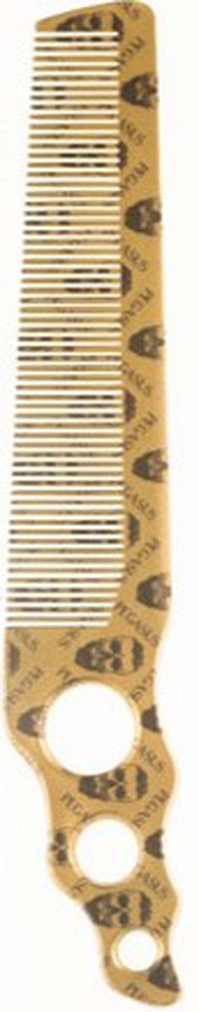 Pegasus Skulleto Clipper Comb 8.03" Gold