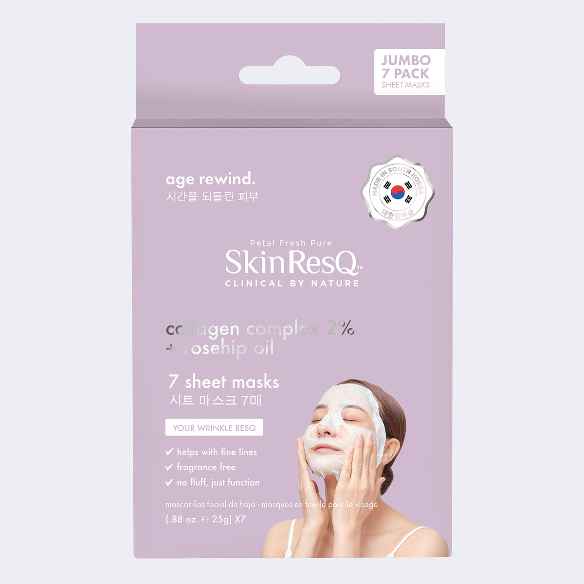 Masque BCL Spa en feuille Age Rewind Skin RESQ 7/PQT