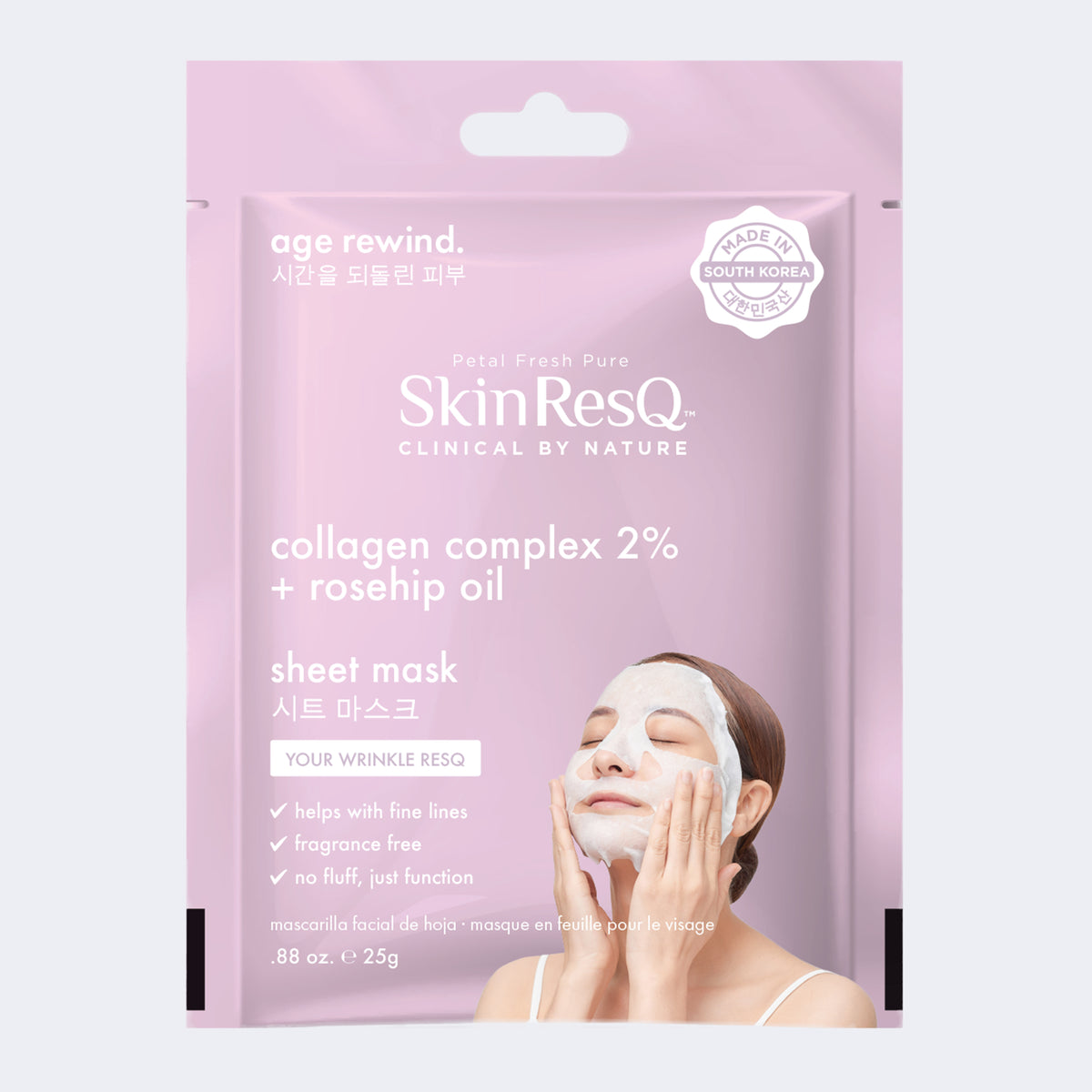 Masque BCL Spa en feuille Age Rewind Skin RESQ 7/PQT