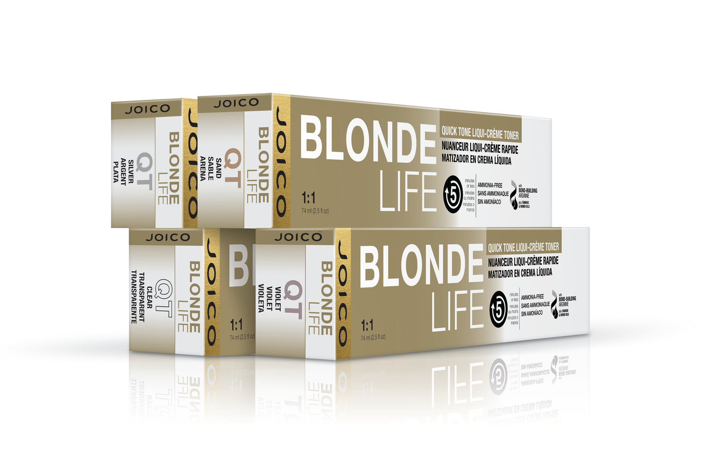 Teint Joico Blonde Life Quick Tone Liqui-Crème Sand