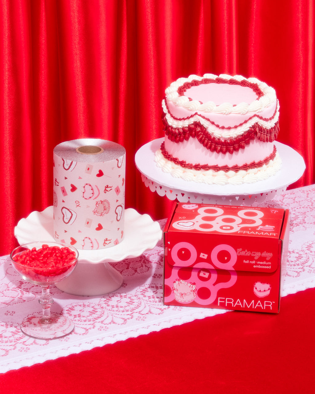 Papier Alum Framar Texturisé 1lb "Cake My Day"