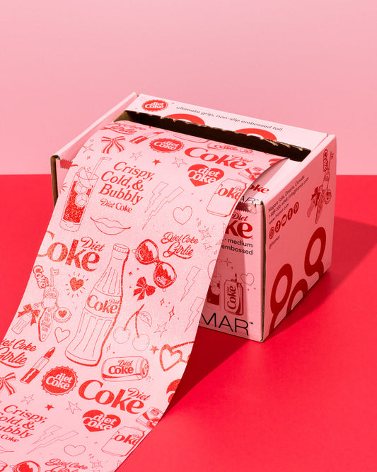 Papier Alum Framar Texturisé 1lb "Diet Coke"
