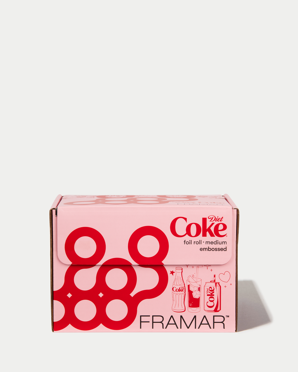 Papier Alum Framar Texturisé 1lb "Diet Coke"