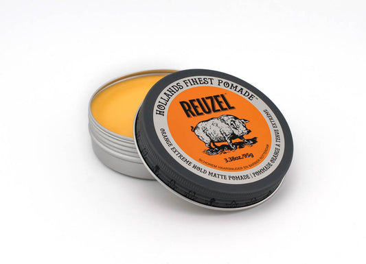Reuzel Extreme Hold Matte Orange Edition Pomade - 3.38oz
