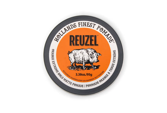 Reuzel Extreme Hold Matte Orange Edition Pomade - 3.38oz