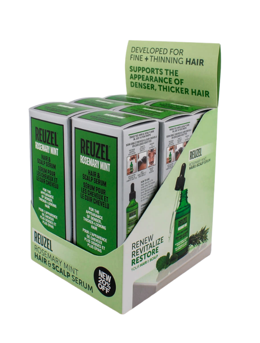 Reuzel Rosemary Mint Hair & Scalp Serum Opener 6 X 50ml