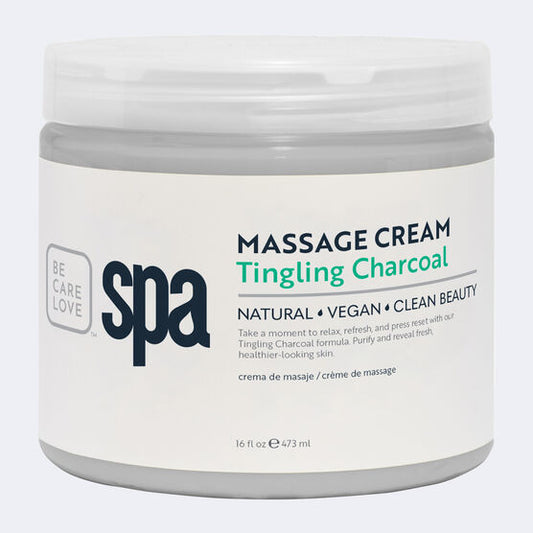 Crème à massage SPA Charbon Vivifiant 16oz