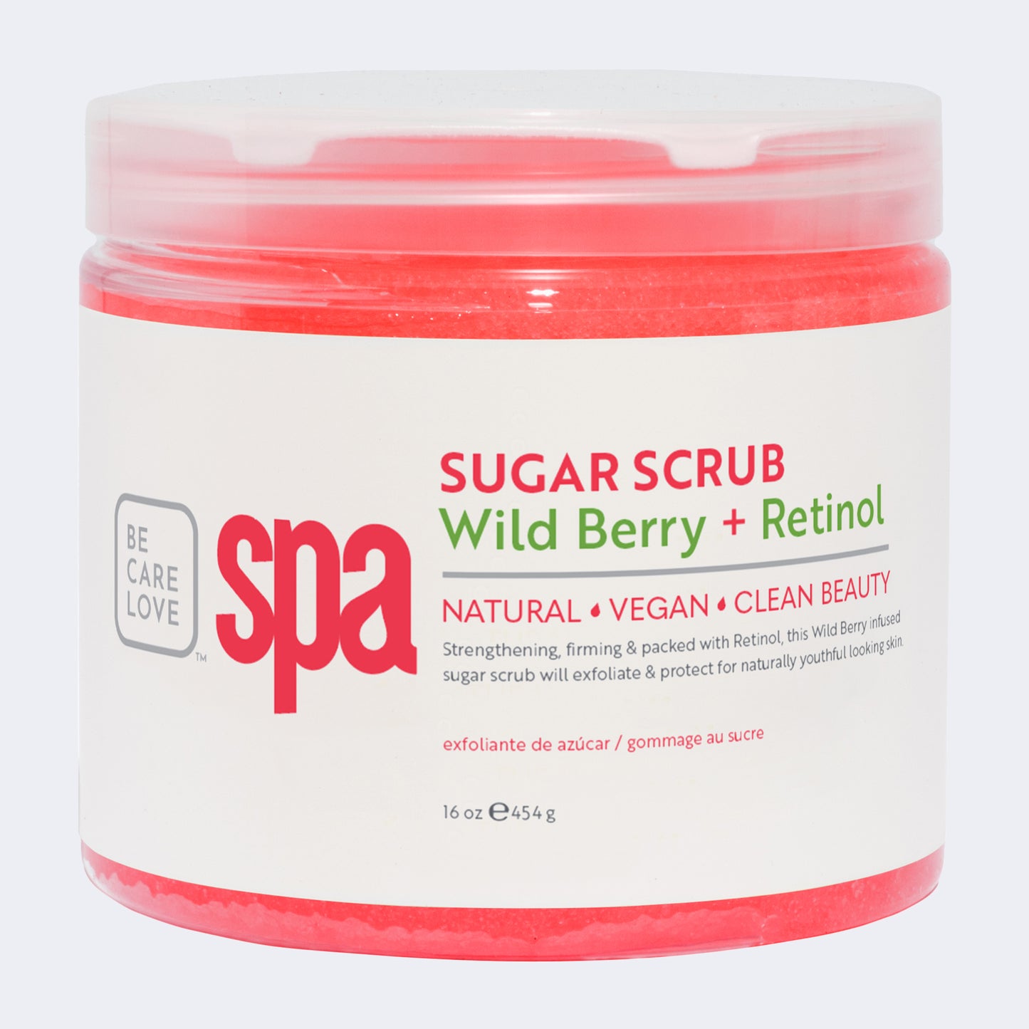 Gommage au sucre SPA Baies Sauvages + Rétinol 16oz