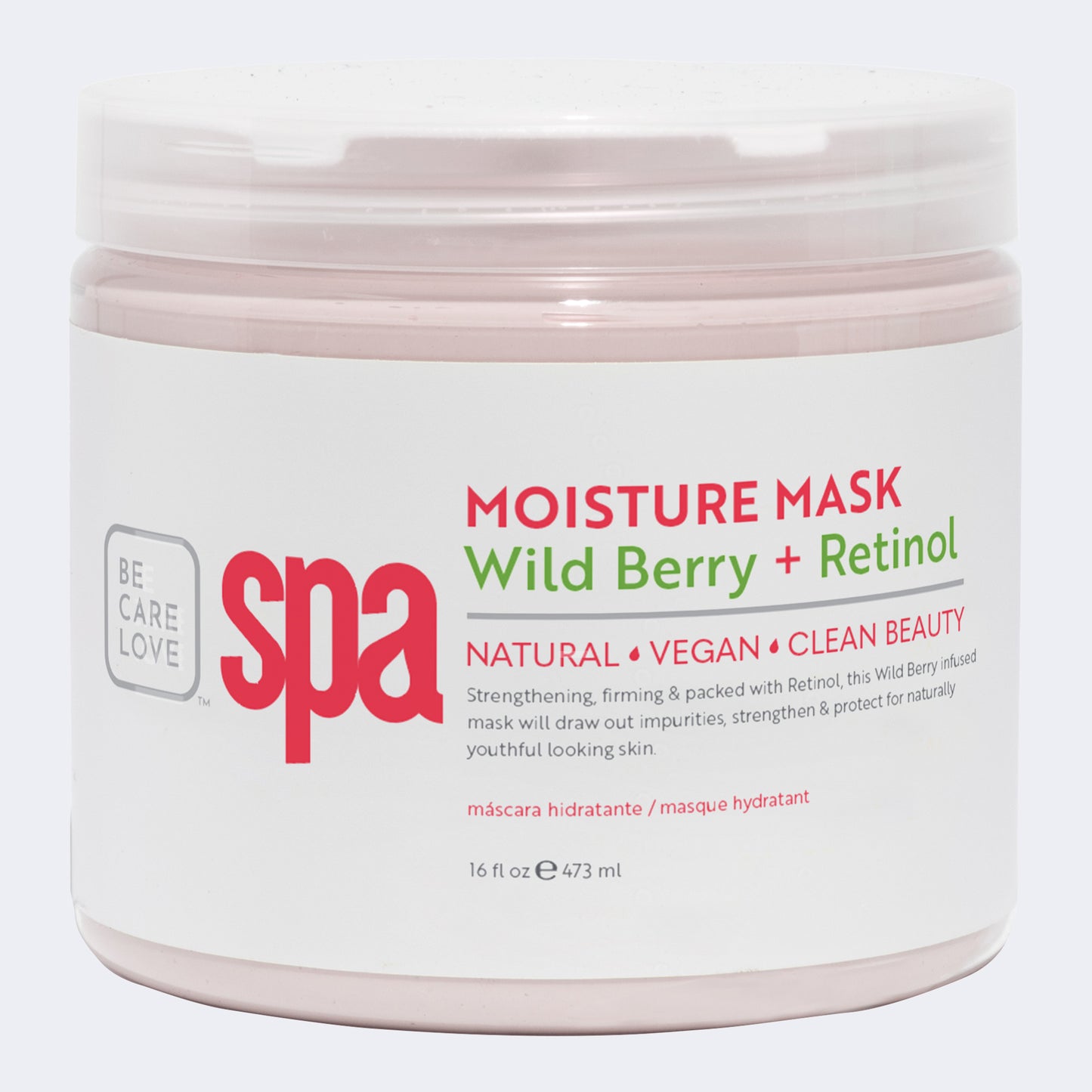 Masque Hydratant SPA Baies Sauvages + Rétinol 16oz