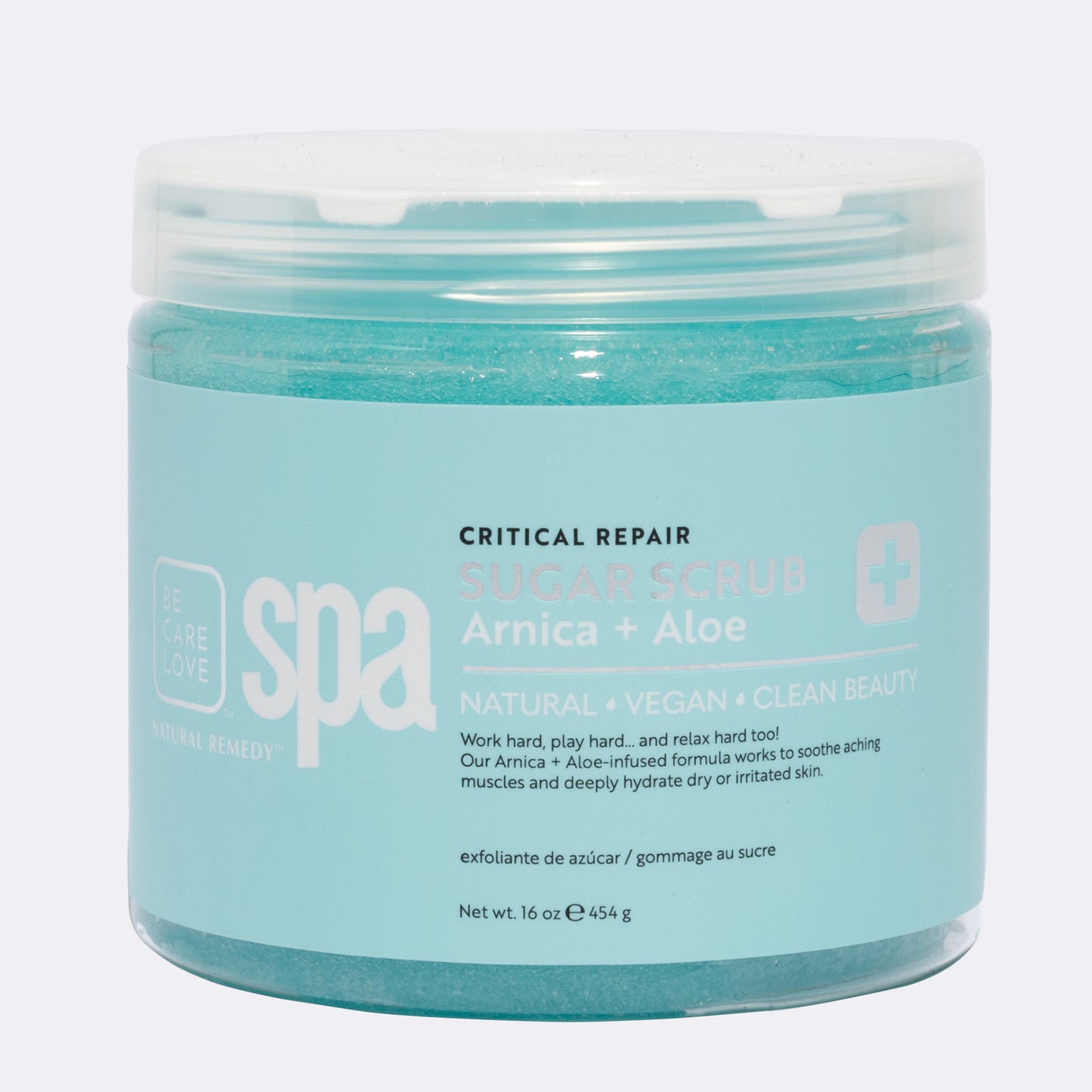 SPA Sugar Scrub Natural Remedy 16oz