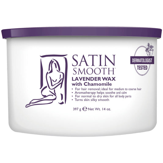 Satin Smooth Wax Cream Lavender/Chamomile 14oz
