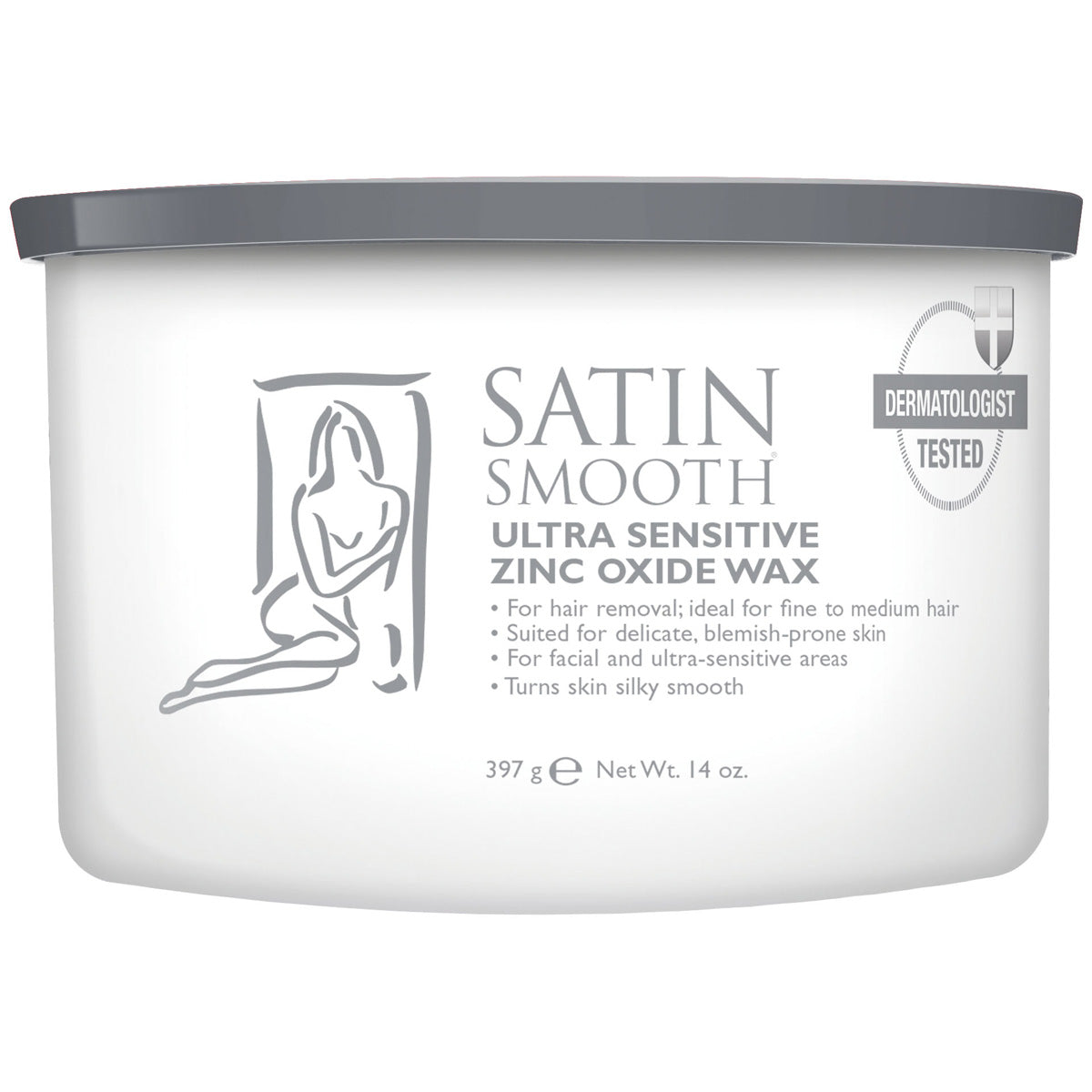 Cire Satin Smooth en crème Oxyde de zinc 14oz