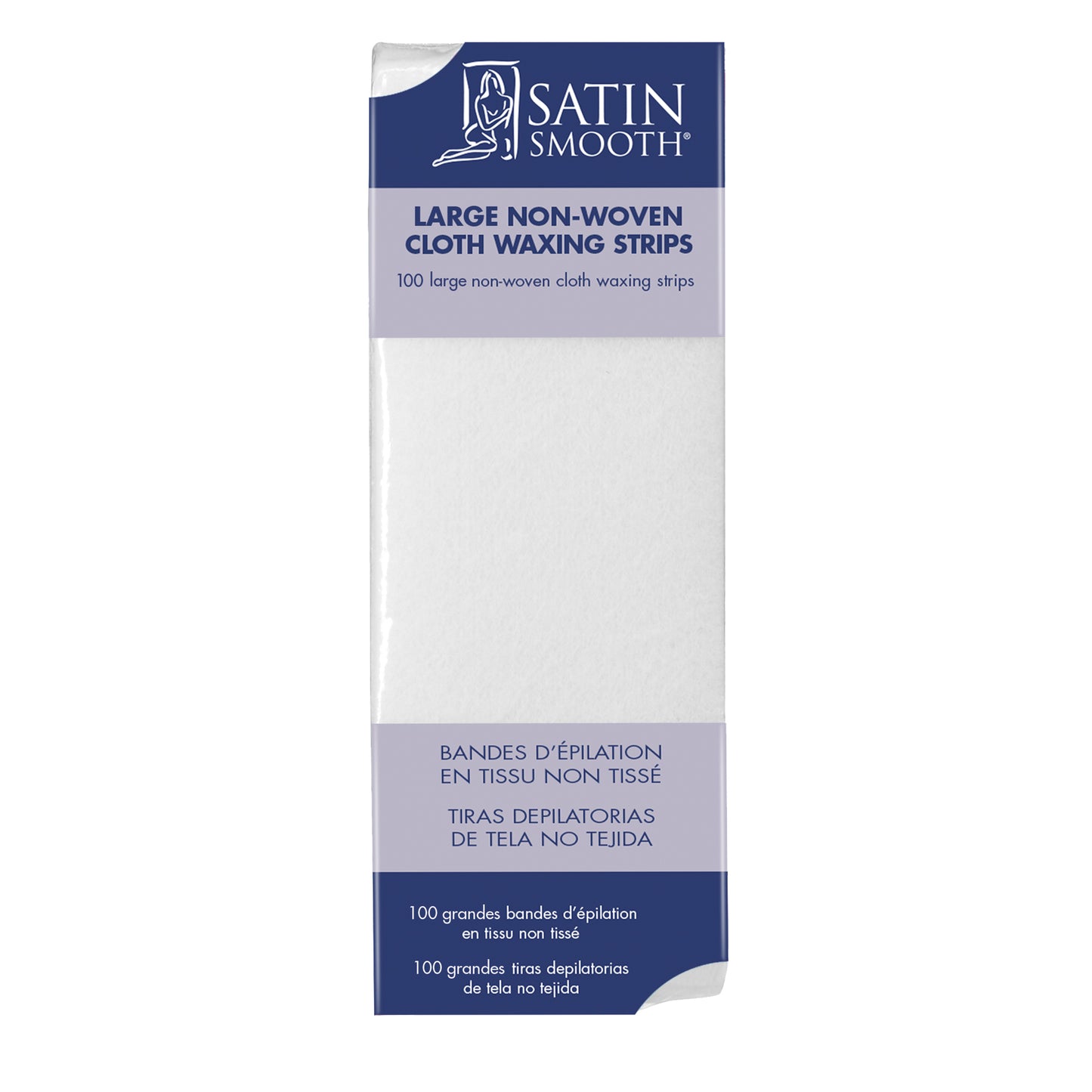 Bandes d'épilation Satin Smooth grandes 100/sac